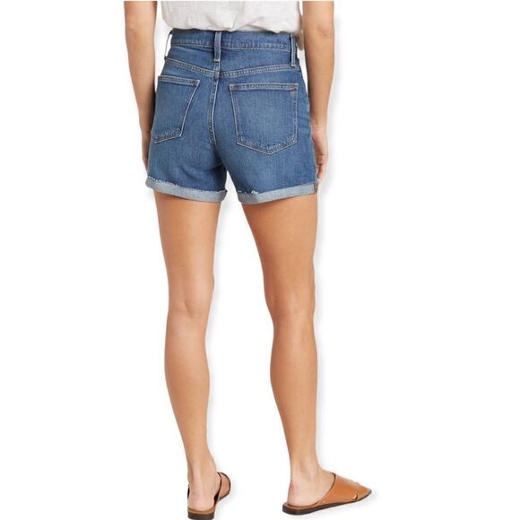 Madewell High Rise Lemoyne Wash Denim Shorts Size 32 - Picture 2 of 9